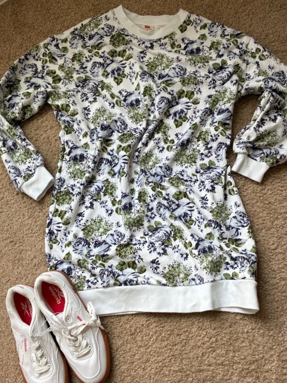 Levi’s Oversized Sweatshirt Dress NWOT